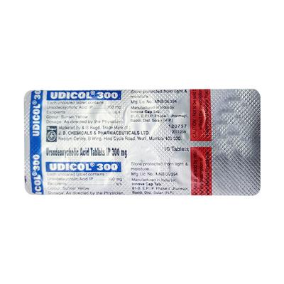 Udicol 300mg Tablet 10'S - Cholelithiasis/Gall Stones