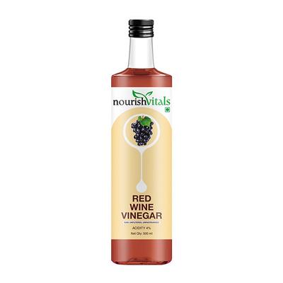 NourishVitals Red Wine Vinegar 500 ml - General Health
