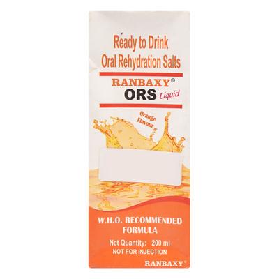 Ors(Ranbaxy) Orange Flavour Liquid 200ml - Supplements-Ent
