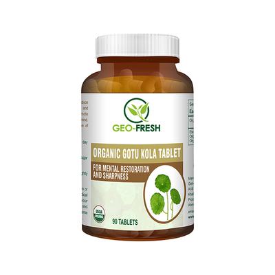 Geo-Fresh Organic Gotu Kola 600 mg Tablet 90's - Health Products