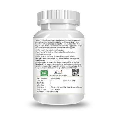 Natures Velvet Boswellia Serrata Pure Extract 500 mg Capsules 60's - Speciality Medicines