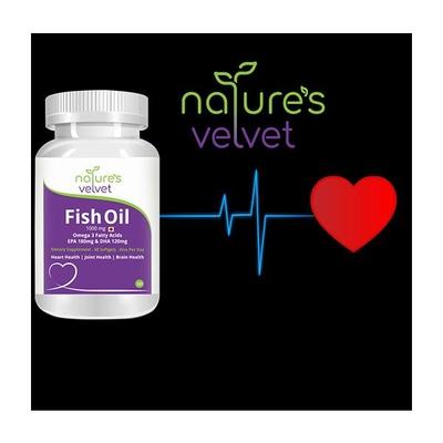 Natures Velvet Fish Oil 1000 mg Softgels 60's - Speciality Medicines