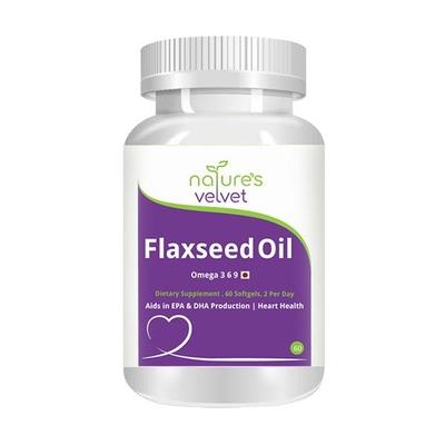Natures Velvet Flax Seed Oil 1000 mg Capsules 60's - Speciality Medicines