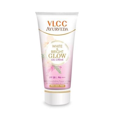 VLCC Ayurveda White & Bright Glow Gel Cream 20 gm - Face Gels