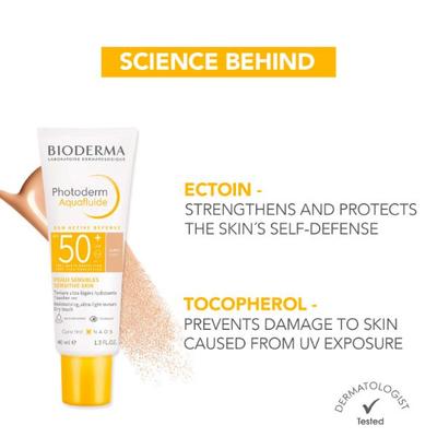 Bioderma Photoderm Max Aquafluide SPF 50+ Claire - Light Shade 40 ml (N) - Face Sunscreen