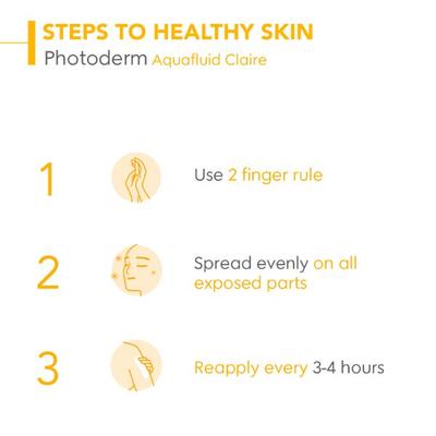 Bioderma Photoderm Max Aquafluide SPF 50+ Claire - Light Shade 40 ml (N) - Face Sunscreen