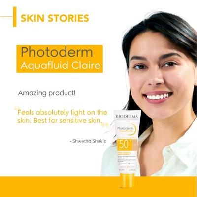 Bioderma Photoderm Max Aquafluide SPF 50+ Claire - Light Shade 40 ml (N) - Face Sunscreen