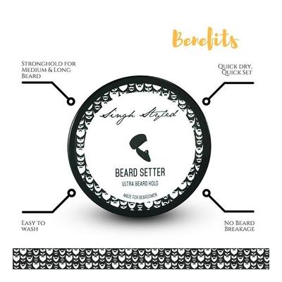Singh Styled Beard Setter & Beard Wash 200 gm + 200 ml - Beard Wash