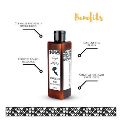 Singh Styled Beard Setter & Beard Wash 200 gm + 200 ml - Beard Wash