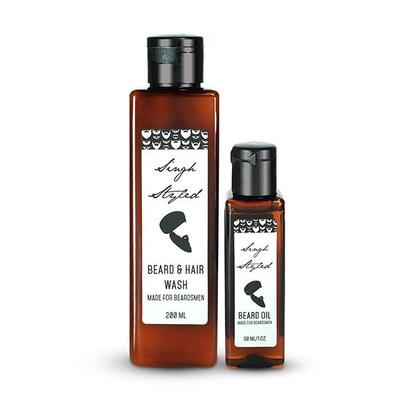 Singh Styled Beard Wash & Beard Oil (200 ml + 30 ml) - Beard Oil