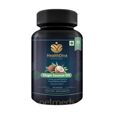 HealthDiva Virgin Coconut Caplets 30's - General Health