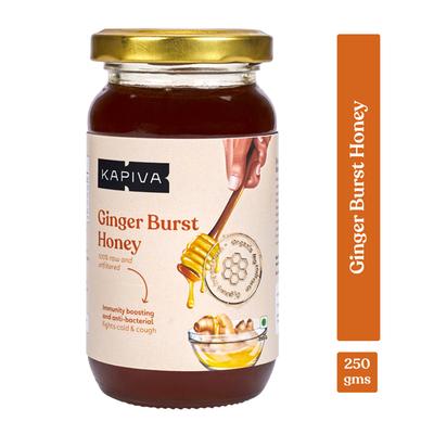 Kapiva Ginger Burst Honey 250 gm - Cough & Cold (Ayush)