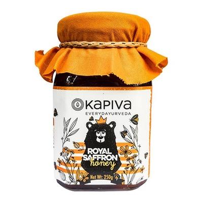 Kapiva Royal Saffron Honey 250 gm - Honey