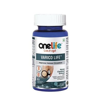 Onelife Varico Life Vegetarian Capsules 60's - General Health