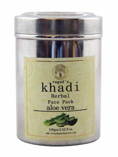 Vagad's Khadi Herbal Face Pack - Aloe Vera 100 gm - Face Packs
