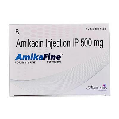 Amikafine 500mg Injection 1'S - Bacterial Infections-Ami