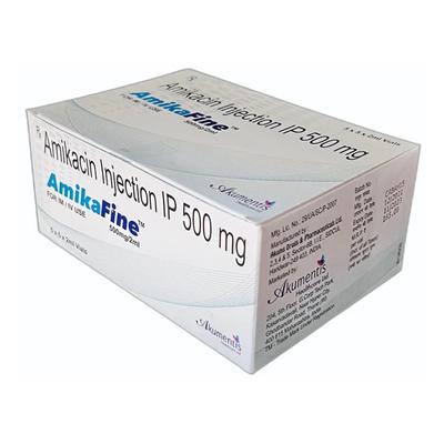 Amikafine 500mg Injection 1'S - Bacterial Infections-Ami