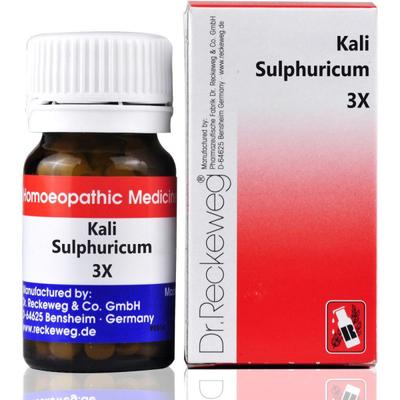 Dr. Reckeweg Kali Sulphuricum 3X Tablet 25 gm - Triturations (Homeo Tablets)