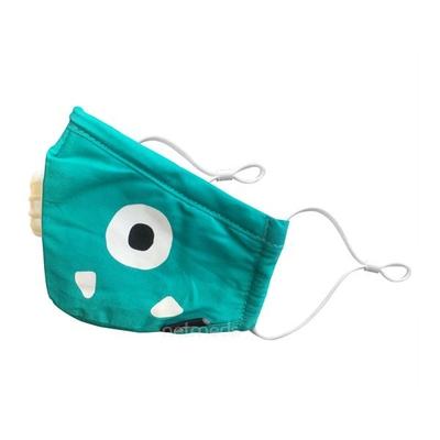 Beatclouds Carbon Activated Cotton Kids Mask (N95) with Breathing Valve - Green - Face Mask