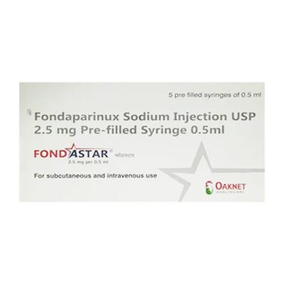 Fondastar 2.5mg Injection 1'S - Blood Clot-Ant