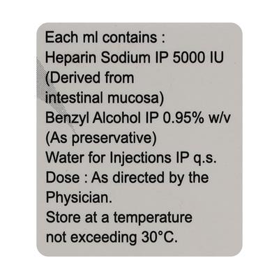 Nuparin 25000IU Injection 5ml - Blood Clot-Ant