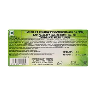 Lipton Honey Lemon Green Tea Bags 25's - Teas