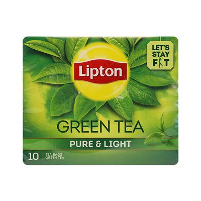 Lipton Pure & Light Green Tea Bags 10's - Teas