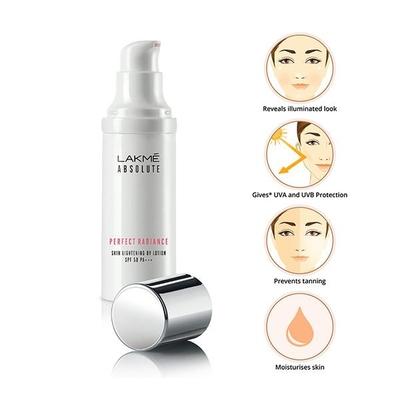 Lakme Absolute Perfect Radiance Skin Lightening UV Lotion SPF 50 PA++ 30 ml - Face Creams