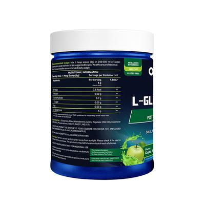 Onelife Glutamine Post Workout Recovery Powder - Green Apple 250 gm - Workout Essentials