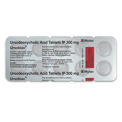 Ursobiac 300mg Tablet 10'S - Cholelithiasis/Gall Stones
