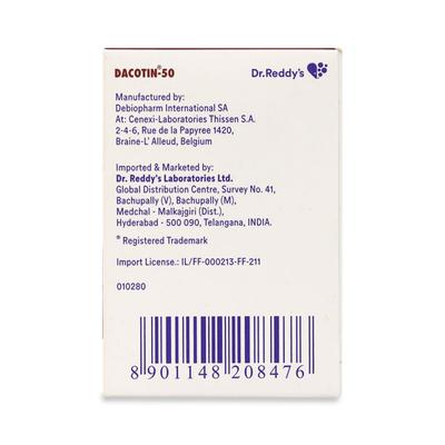 Dacotin 50mg Injection 1'S - Cancer Oncology-Cyt