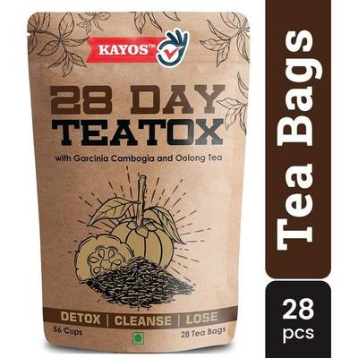 Kayos 28 Day Teatox (Detox, Cleanse & Lose) Tea bag 28's - Teas