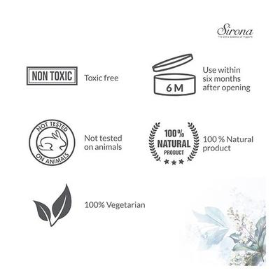Sirona Deep Cleansing Face Pack - Bamboo Charcoal 125 gm - Face Packs
