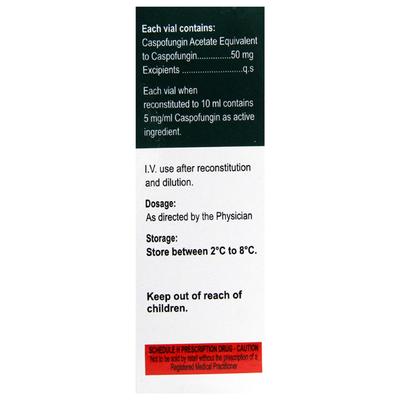 Caspledge 50Mg Injection 1's - Fungal Infections-Anf