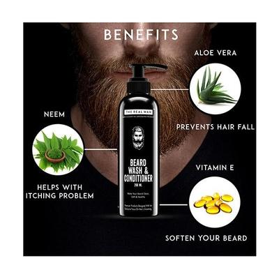 The Real Man Beard Wash & Conditioner 200 ml - Beard Wash