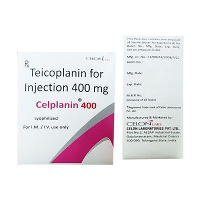 Celplanin 400Mg Injection 1's - Bacterial Infections-OAB