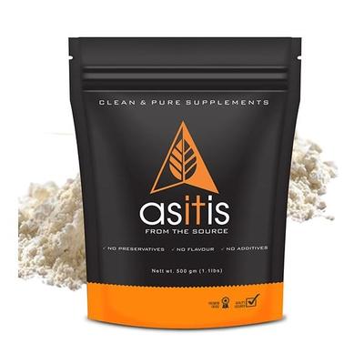 AS-IT-IS Nutrition Brown Rice Protein Isolate Powder - Unflavoured 500 gm - Workout Essentials