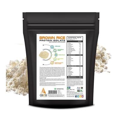 AS-IT-IS Nutrition Brown Rice Protein Isolate Powder - Unflavoured 500 gm - Workout Essentials