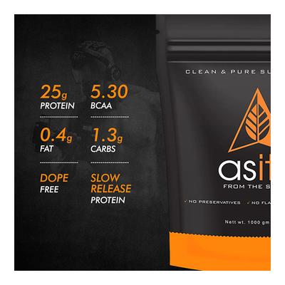 AS-IT-IS Nutrition Micellar Casein (Slow Release Protein) Powder 1 kg - Workout Essentials
