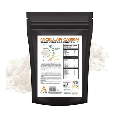 AS-IT-IS Nutrition Micellar Casein (Slow Release Protein) Powder 500 gm - Workout Essentials