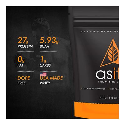 AS-IT-IS Nutrition Whey Protein Isolate Powder 500 gm - Whey Proteins
