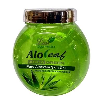 Lais Ayurveda Aloleaf Pure Aloevera Skin Gel - Aqua Green 190 gm - Face Gels