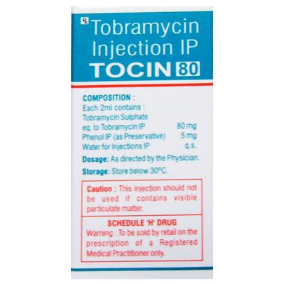 TOCIN 80mg Injection 2ml - Bacterial Infections-Ami