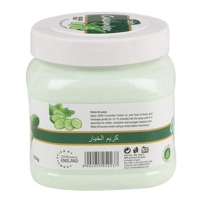Zerb Cucumber Facial and Body Massage Cream 500 gm - Face Creams