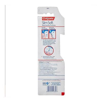Colgate SlimSoft Toothbrush - Soft (Pack of 3) - Toothbrushes