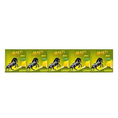 Masti Condoms - Lemon (Pack of 5 x 2's) - Plain/Flavoured Condoms