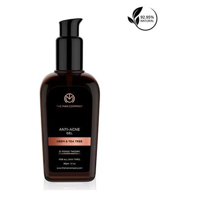 The Man Company Anti-Acne Gel - Neem & Tea Tree 90 gm - Face Creams