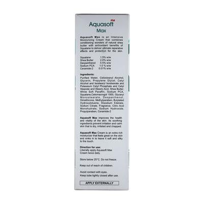AQUASOFT MAX NEW INTENSIVE MOISTURISING Cream 150gm - Dry Skin-Emo