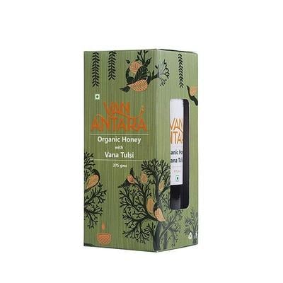 Vanantara Organic Honey with Vana Tulsi 375 gm - Honey