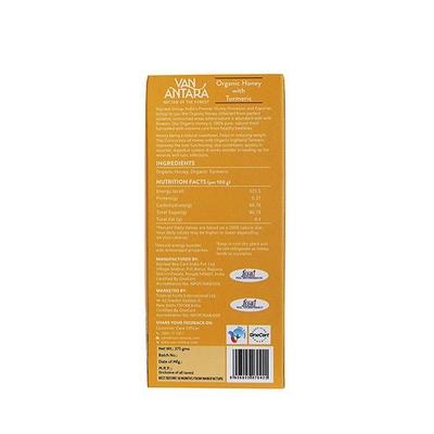 Vanantara Organic Honey with Turmeric 375 gm - Honey